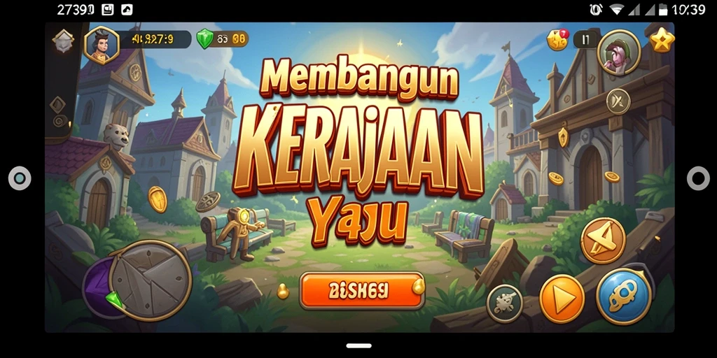 Tampilan layar permainan Tycoon yang mendebarkan dan interaktif.