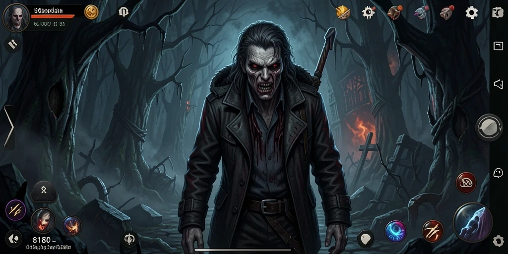 Tampilan gameplay menyeramkan dari 8180 yang penuh ketegangan.