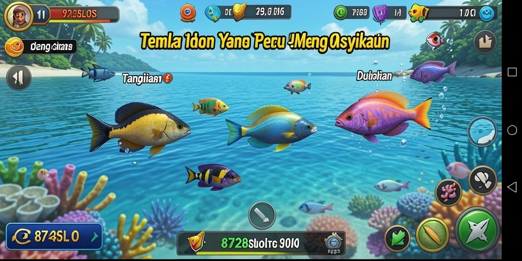 Tangkapan layar dari gameplay Tembak Ikan yang seru dan menantang di 8728SLOTS.