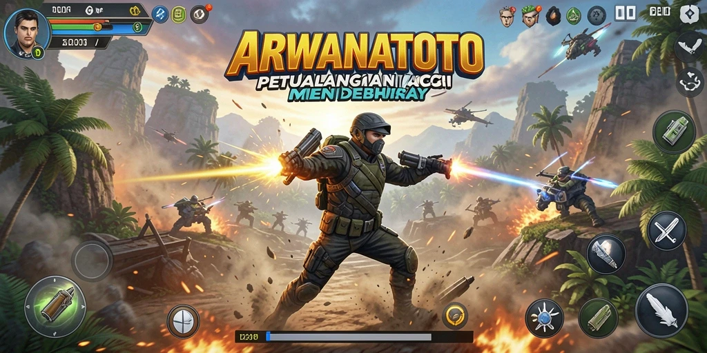Tangkapan layar ARWANATOTO menampilkan aksi seru dari gameplay yang mendebarkan.