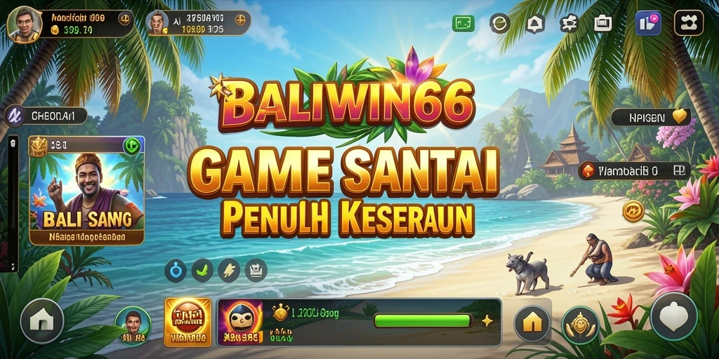 Screenshot gameplay BALIWIN66 menampilkan suasana seru dan penuh warna.