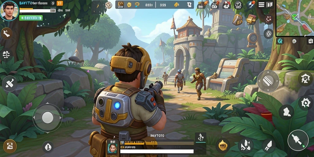 Tampilan gameplay seru dalam BAYITOTO dengan aksi pertempuran yang mendebarkan.
