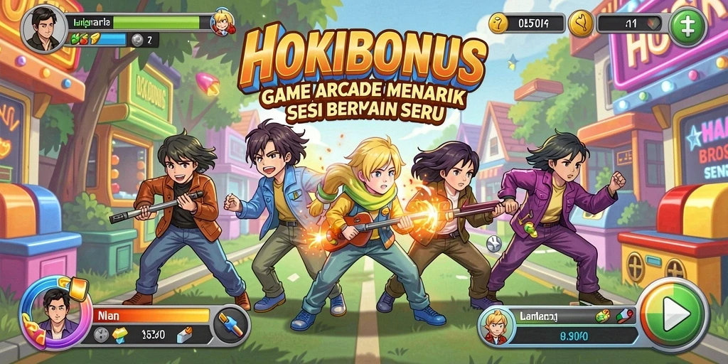 Screenshot HOKIBONUS menampilkan momen seru dalam gameplay Arcade.
