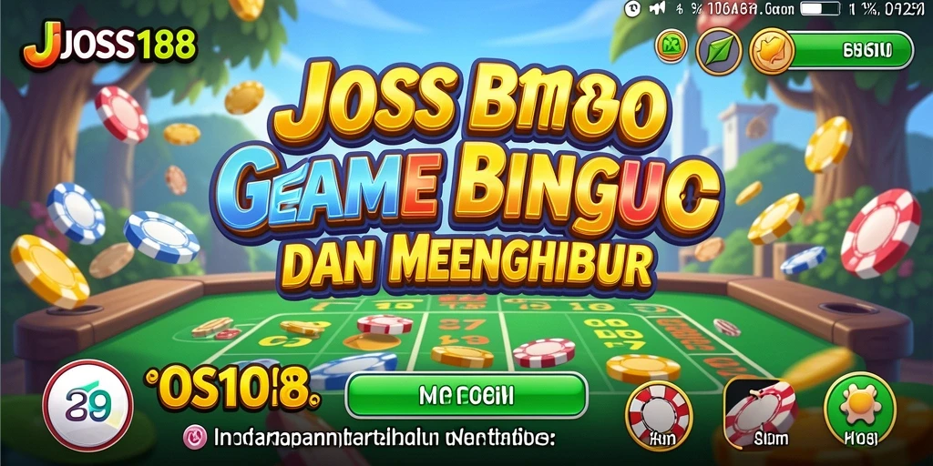 Screenshot gameplay utama JOSS188 yang menampilkan suasana Bingo yang seru.