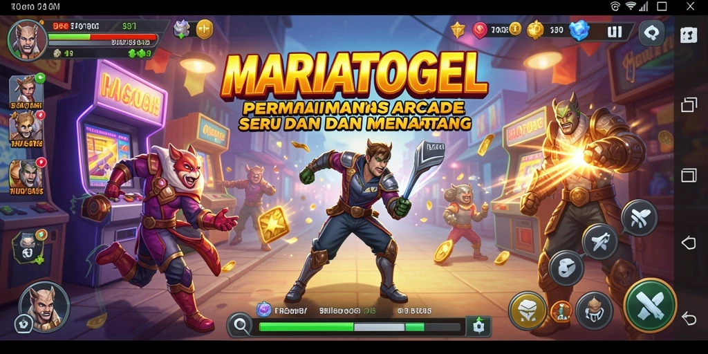 Tampilan gameplay seru MARIATOGEL dengan aksi yang mendebarkan.