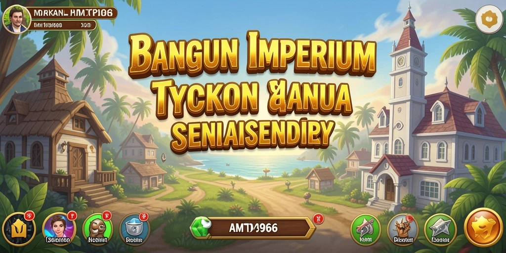 Tampilan gameplay MT966 menunjukkan bisnis yang sedang berkembang.