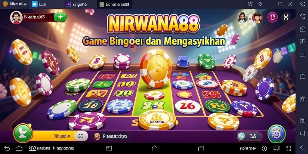 Tampilan gameplay Bingo seru di NIRWANA88.