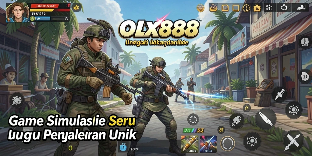Tampilan gameplay OLX888 yang interaktif dan menyenangkan.