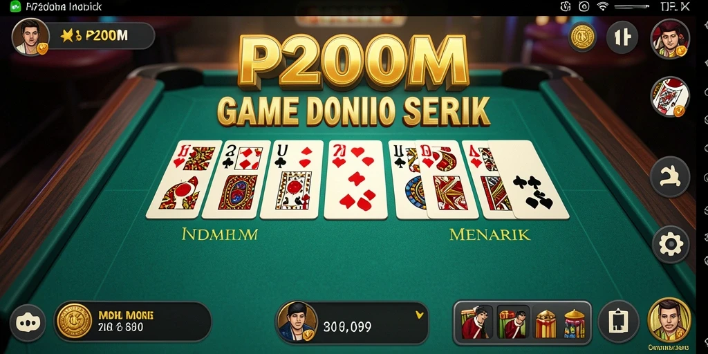 Tampilan gameplay seru P200M dengan suasana kompetitif.
