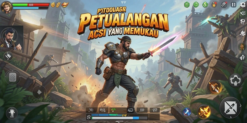 Gambaran menarik gameplay Action PRG007 yang mendebarkan.