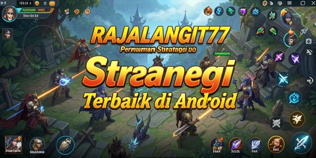 Tampilan grafis menarik dari gameplay RAJALANGIT77 saat pertempuran.