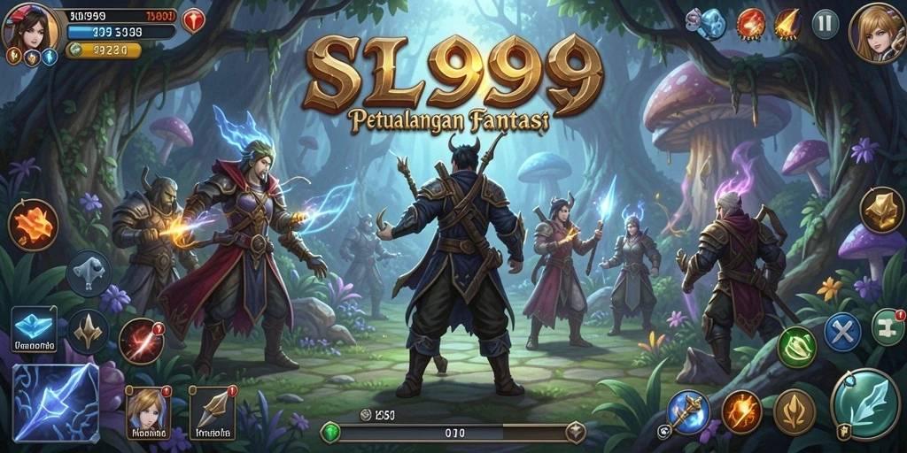 Tampilan gameplay RPG yang mendebarkan di SL999.