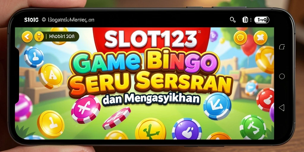 Tampilan screenshot gameplay seru SLOT123 dengan suasana Bingo yang mengasyikkan.
