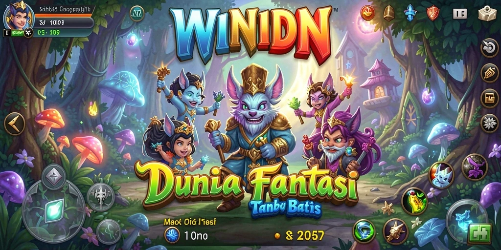 Screenshot gameplay WINIDN menampilkan aksi pertempuran yang epik.